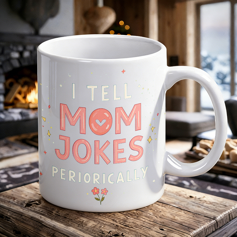 Coffee Tea Joke - カップ＆マグセット、お母さんに面白いジョークを伝える、定期的に面白いセラミックマグカップ、コーヒーカップ、ミルクカップ、オフィスティーカップ、ドリンクカップ、友人へのギフト