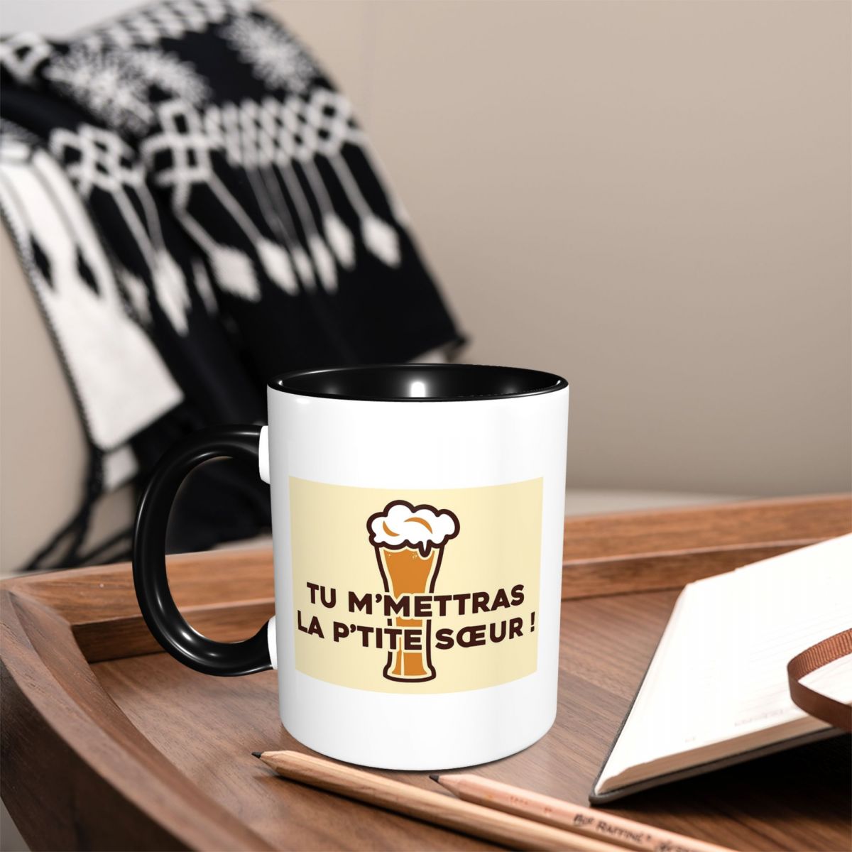 Coffee Tea You And Me - 妹を私に送ってくれますよ！ - Dikkenek マグカップ 面白いセラミックコーヒーカップ ティーマグ