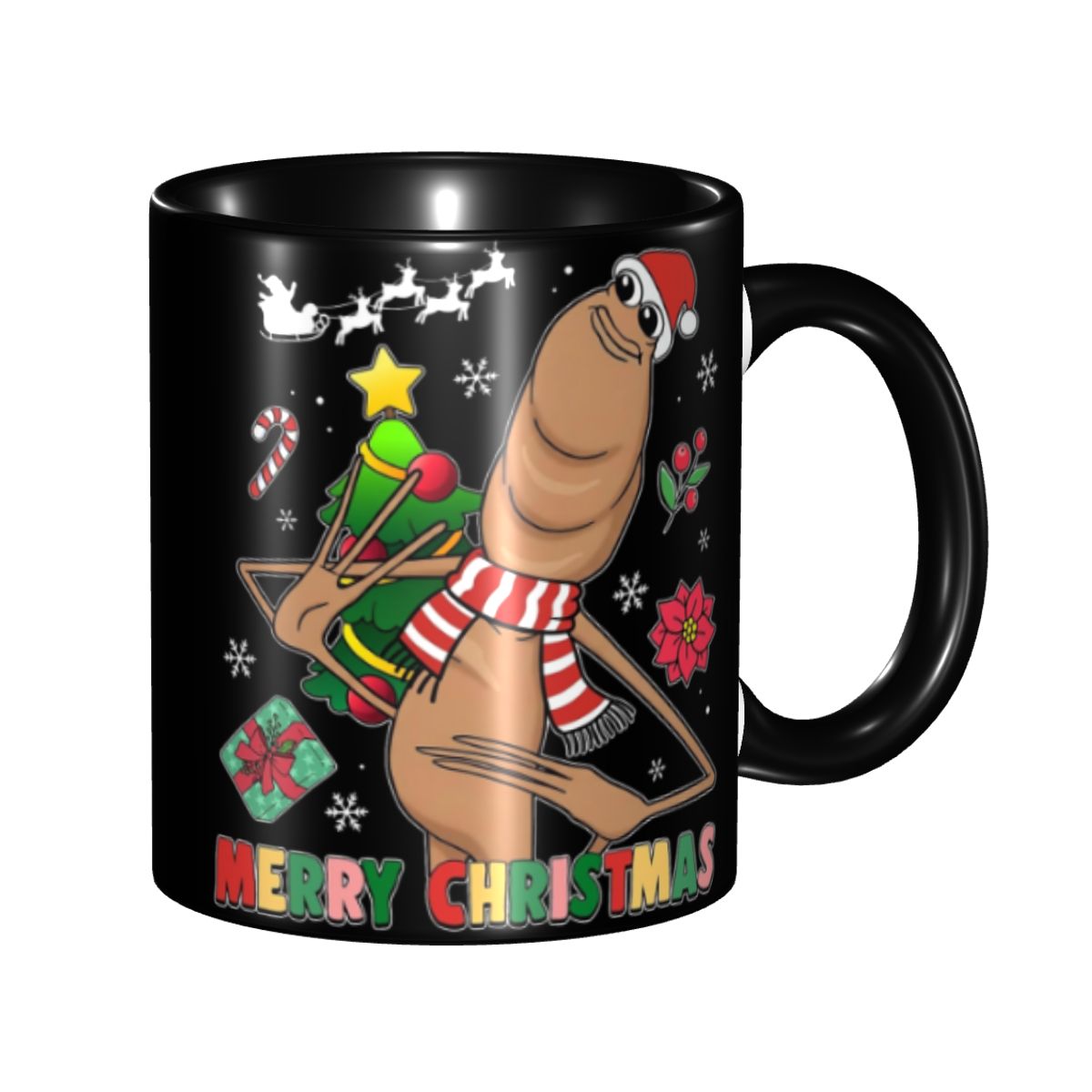 Coffee Tea Gift - マーカス・ザ・ワーム メリークリスマスグッズ コーヒーマグカップ かわいいティーカップ 女性男性へのギフト