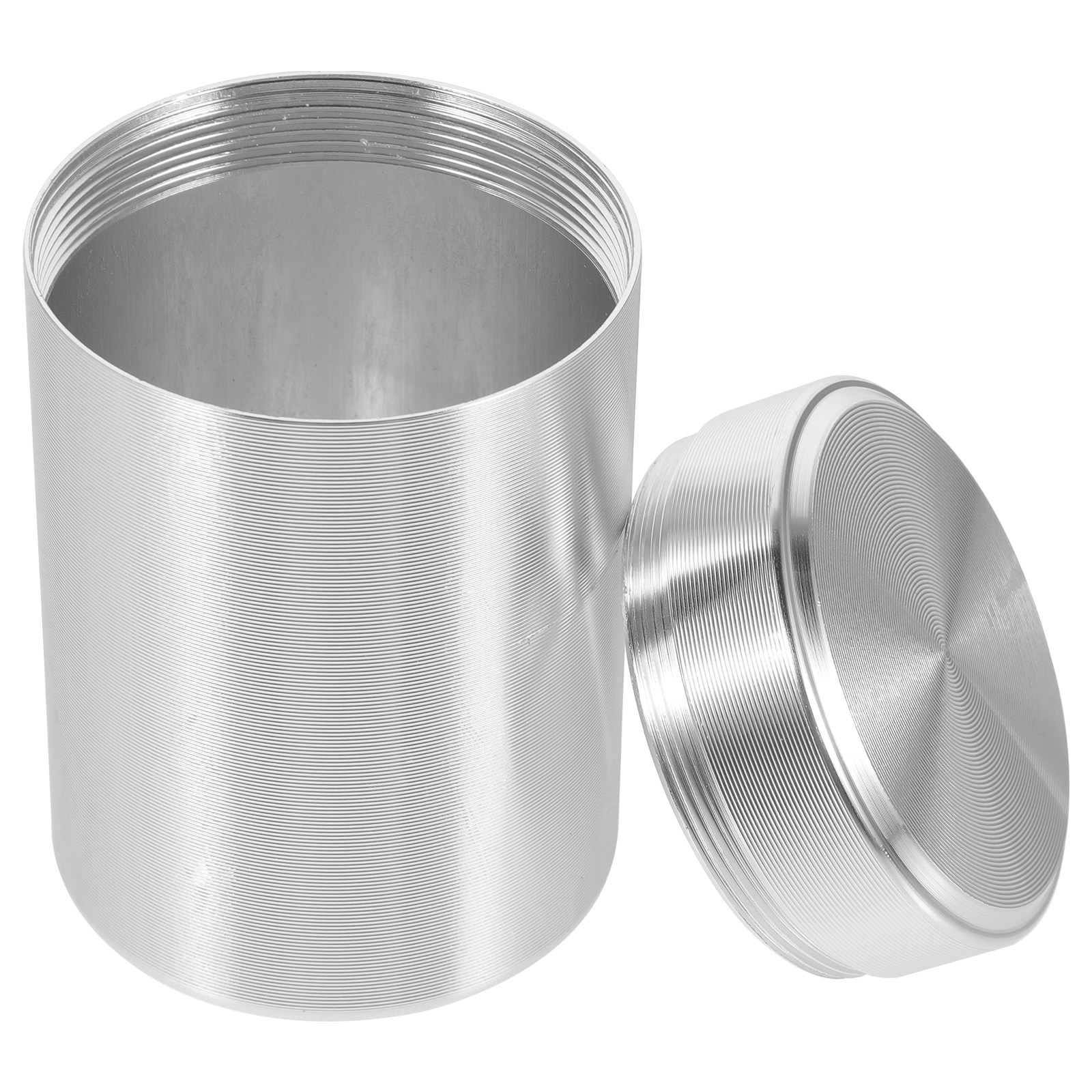 Coffee Tea Canister Set - 2 個の茶瓶金属気密保存容器ポータブル紫外線保護小型キャニスター茶葉コーヒーシュガーホルダー