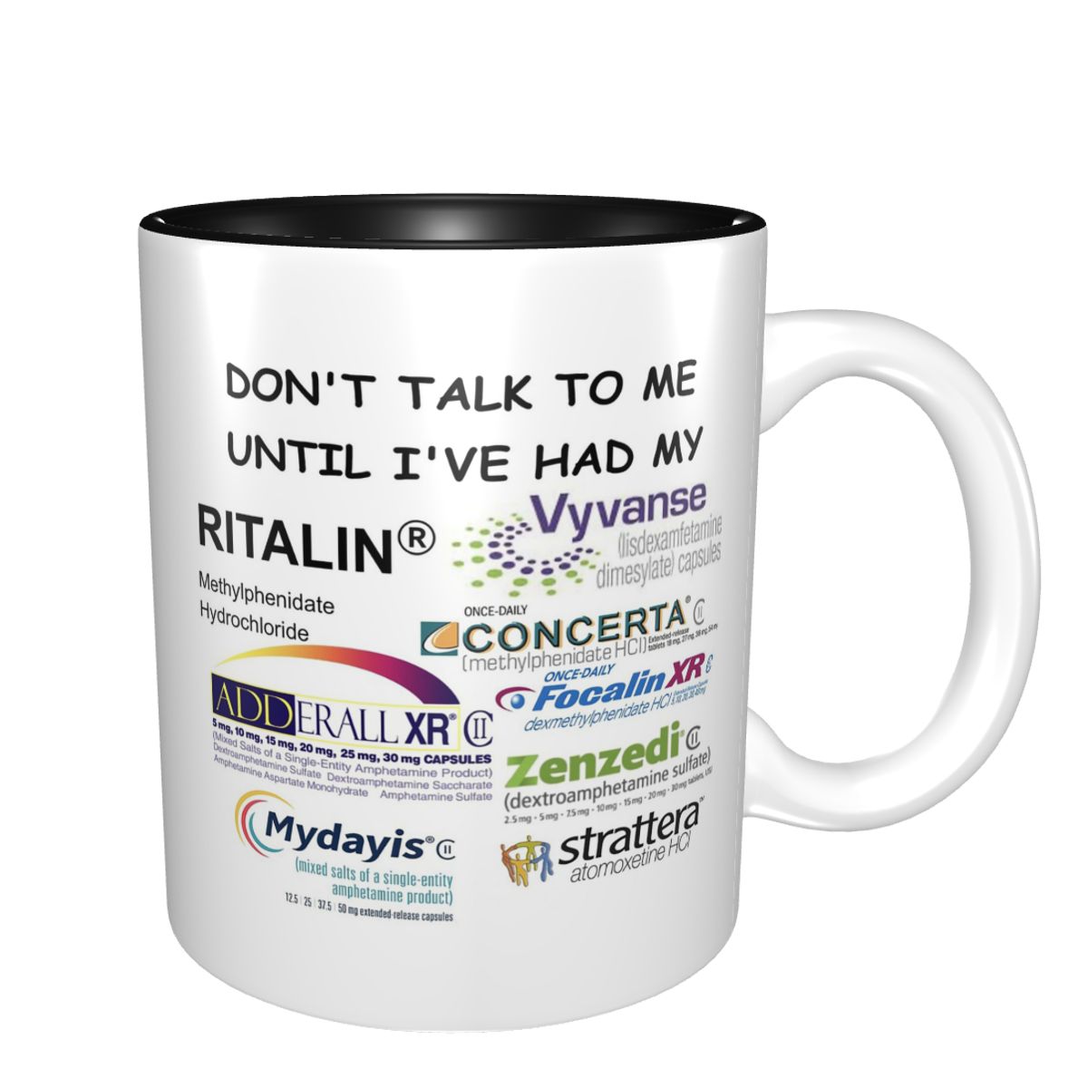 Coffee Tea You And Me - Dont Talk To Me マグカップ 面白いセラミックコーヒーカップ