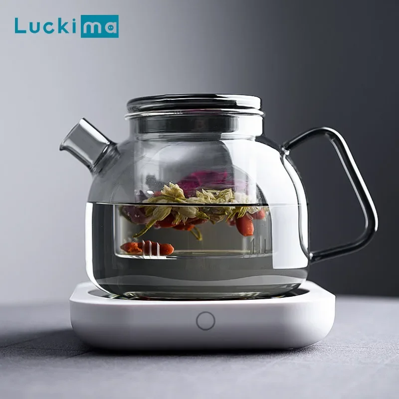 Coffee Tea Jug - 新しいコーヒーマグウォーマーミルクティーティーポット電気加熱カッププレート高温80℃家庭用オフィスデスク用