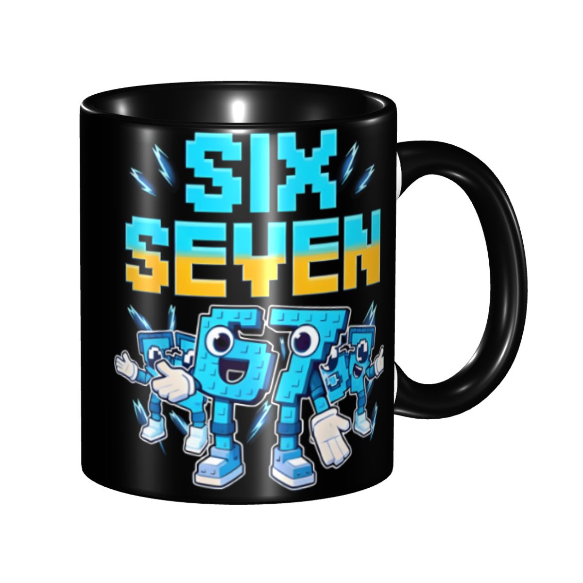 Coffee Tea Gift - 67 シックスセブン 6-7 面白いイタリアンブレインロットグッズ コーヒーマグカップ かわいいティーカップ