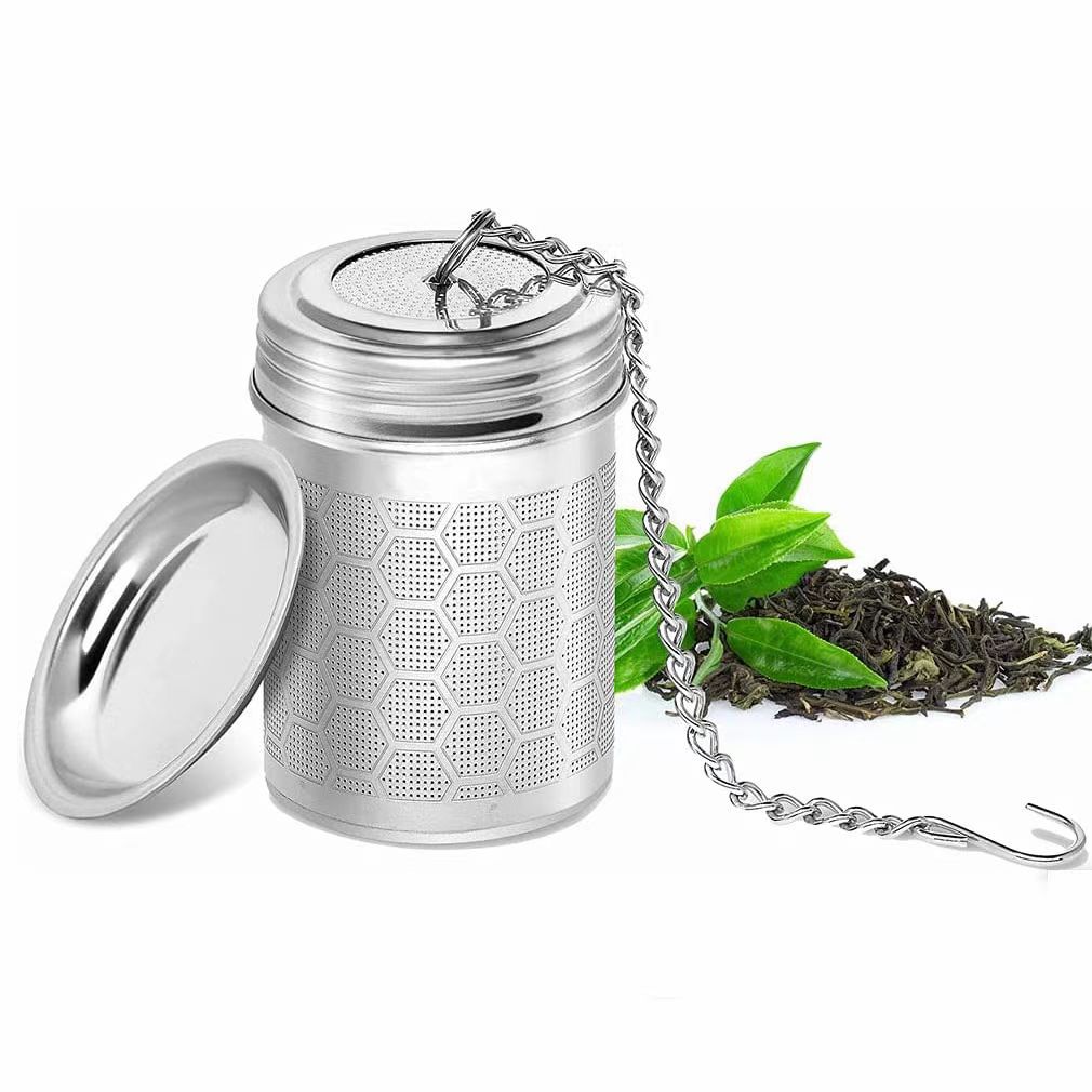 Dispenser Coffee And Tea - 1 個茶こし錆び防止ステンレス鋼茶注入器フィルター再利用可能なファインメッシュコーヒーフィルターホームオフィスや旅行用