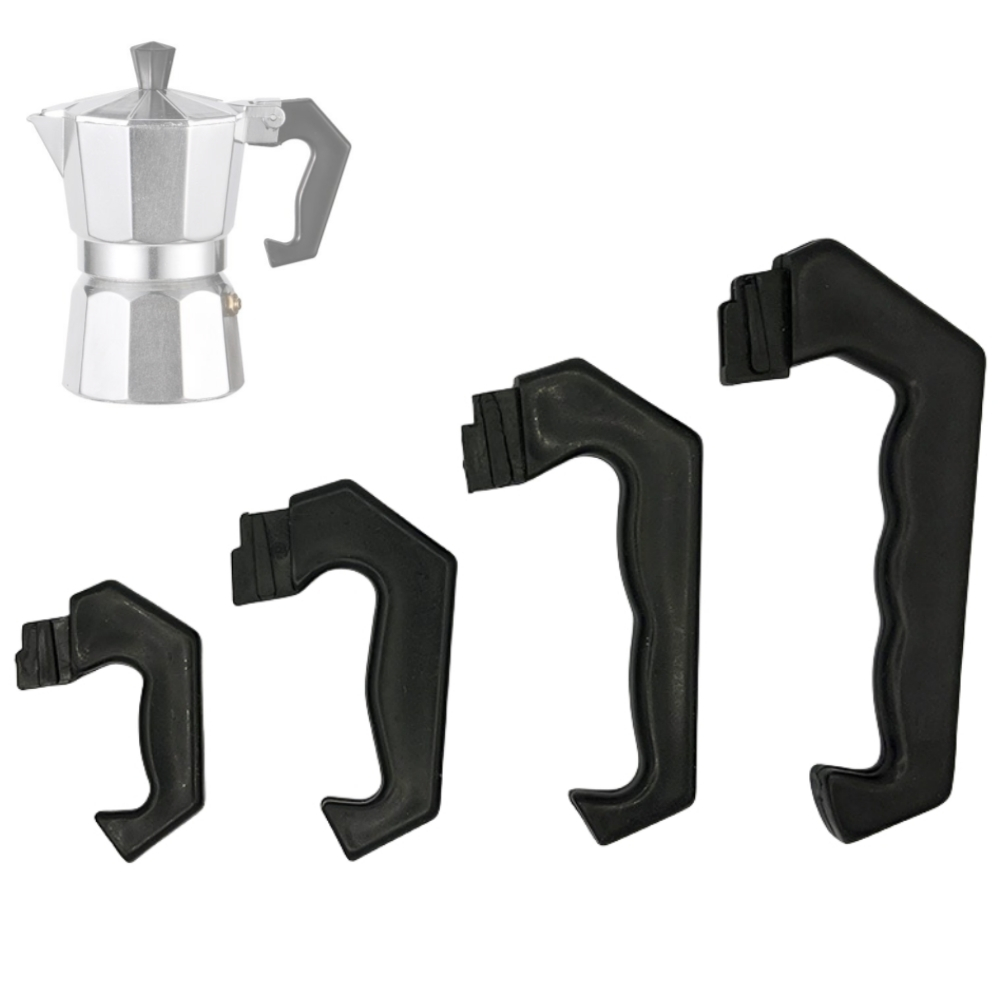Moka Pot Stove - モカポットコーヒーポットハンドルコーヒーエスプレッソモカストーブポットハンドル交換部品 1/3/6/9/12 カップコーヒーアクセサリー