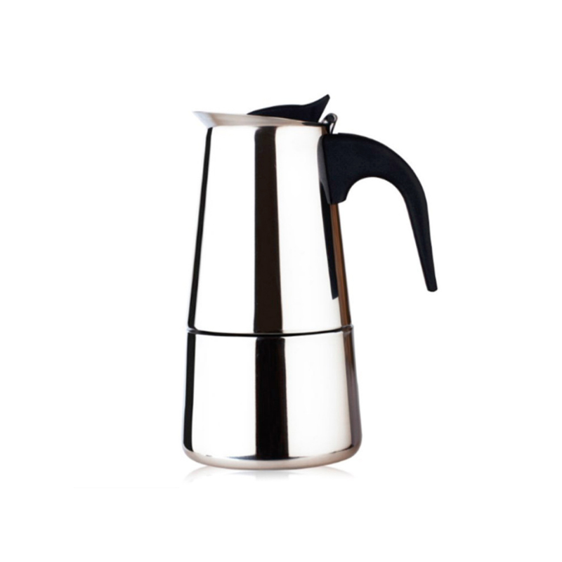 Moka Pot Stove - 100ミリリットル/200ミリリットル/300ミリリットル/450ミリリットル/600ミリリットルポータブルエスプレッソコーヒーメーカーモカポットステンレス鋼コーヒーケトルポットプロバリスタ