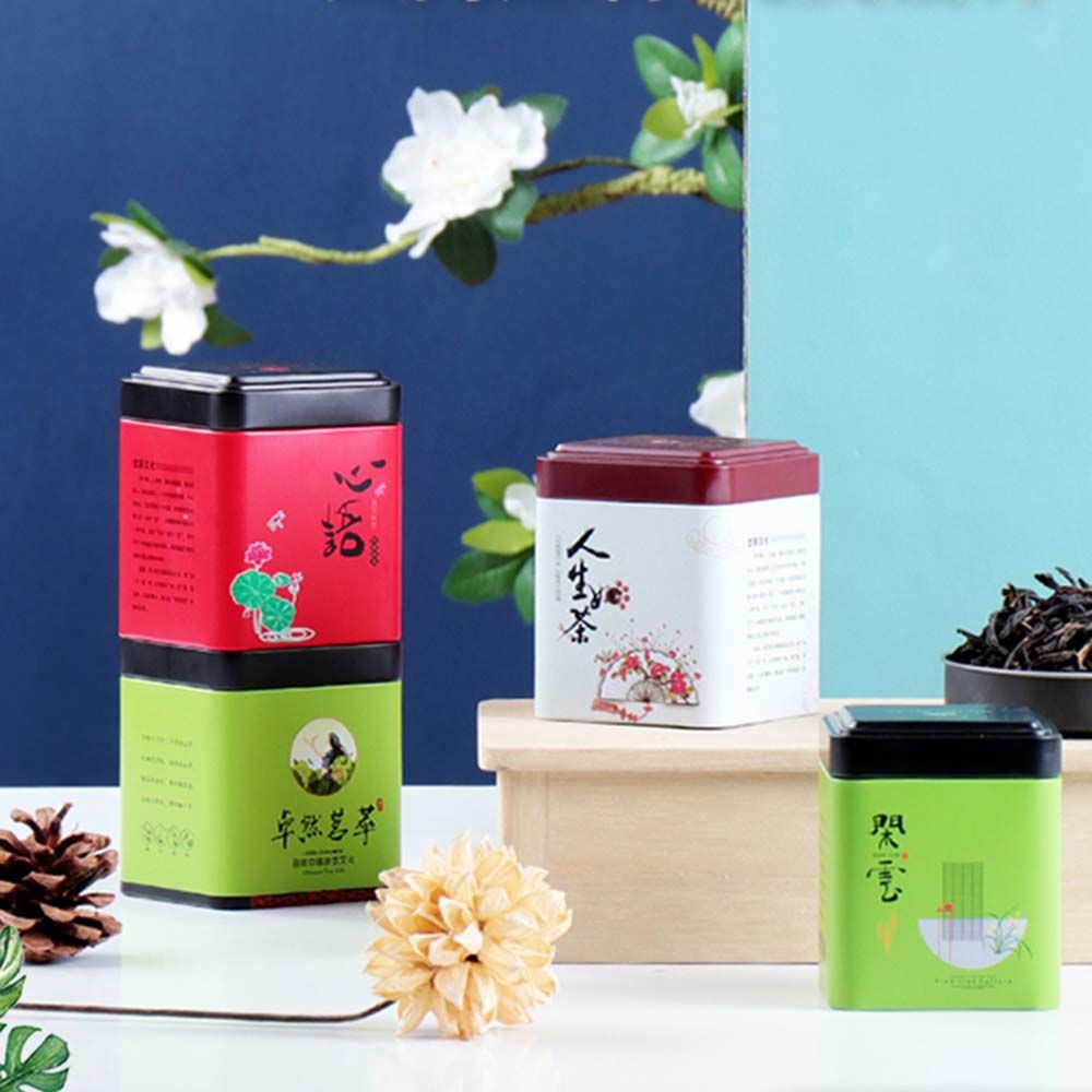 Coffee Tea Canister Set - 金属製高品質アルミ製砂糖保存容器 密閉缶 キッチン収納 コーヒー缶 茶葉入れ 茶筒