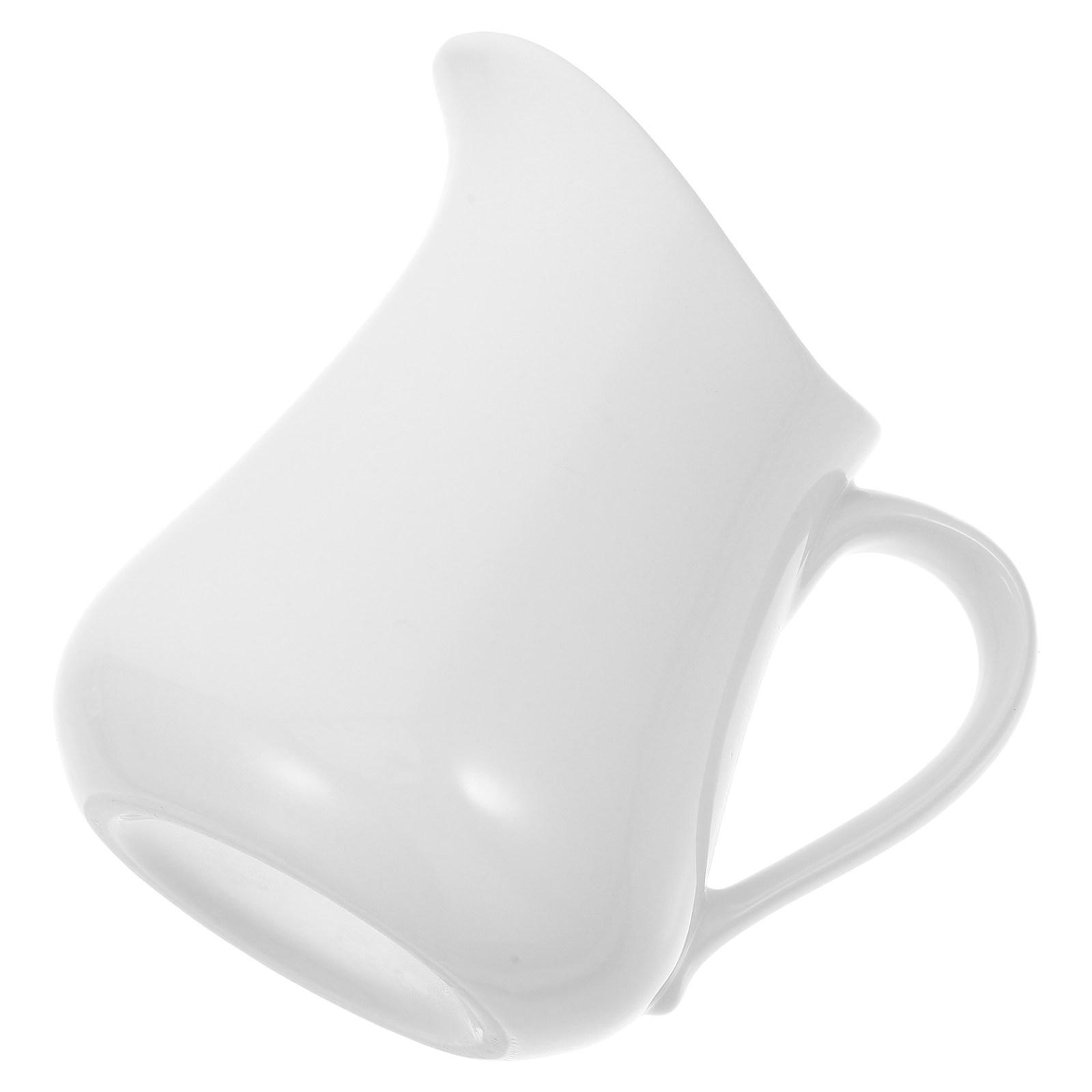 Coffee Tea Jug - セラミックジャグ 1000ml スムーズでエレガントな注ぎ口デザイン コーヒー、紅茶、キッチン用クリームピッチャー、泡立てピッチャー 小型