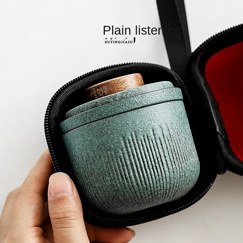 Tea Coffee Pot Set - 旅行カンフーティーセット屋外車クイックカップ 1 ポット 2 または 3