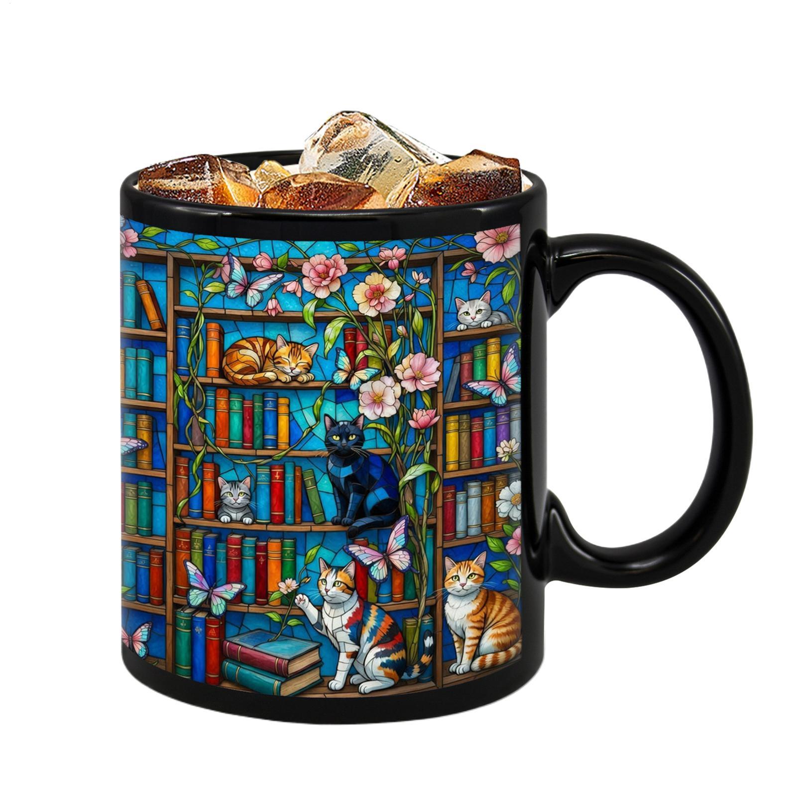 Coffee Tea Chocolate - セラミックコーヒーカップ 350 ミリリットルホットコールド飲料ドリンクウェアセラミックコーヒーマグライブラリーカップチョコレート茶水ジュースホーム寮用