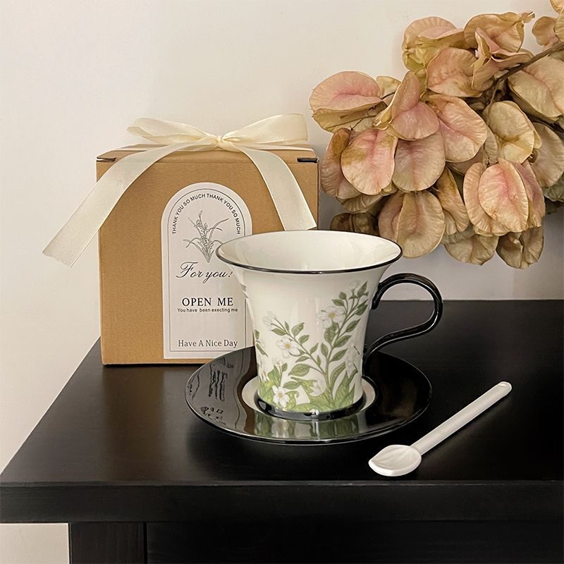 Coffee Jasmine Tea - マグ アメリカン レトロ ジャスミン 繊細なハンド ギフト