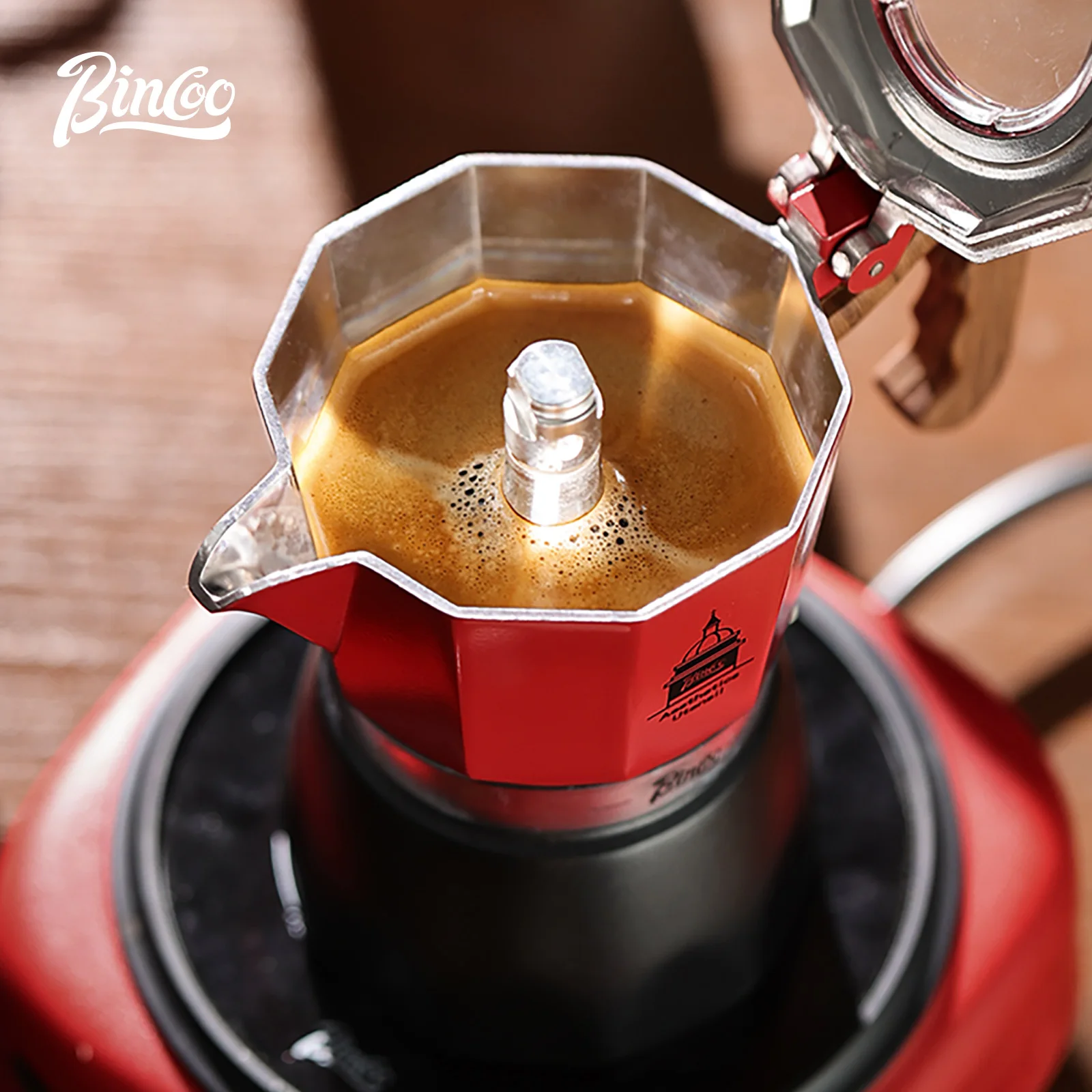 ビンクー ダブルバルブ コーヒーモカポット エスプレッソマシ - Moka Pot Stove のレビューと価格