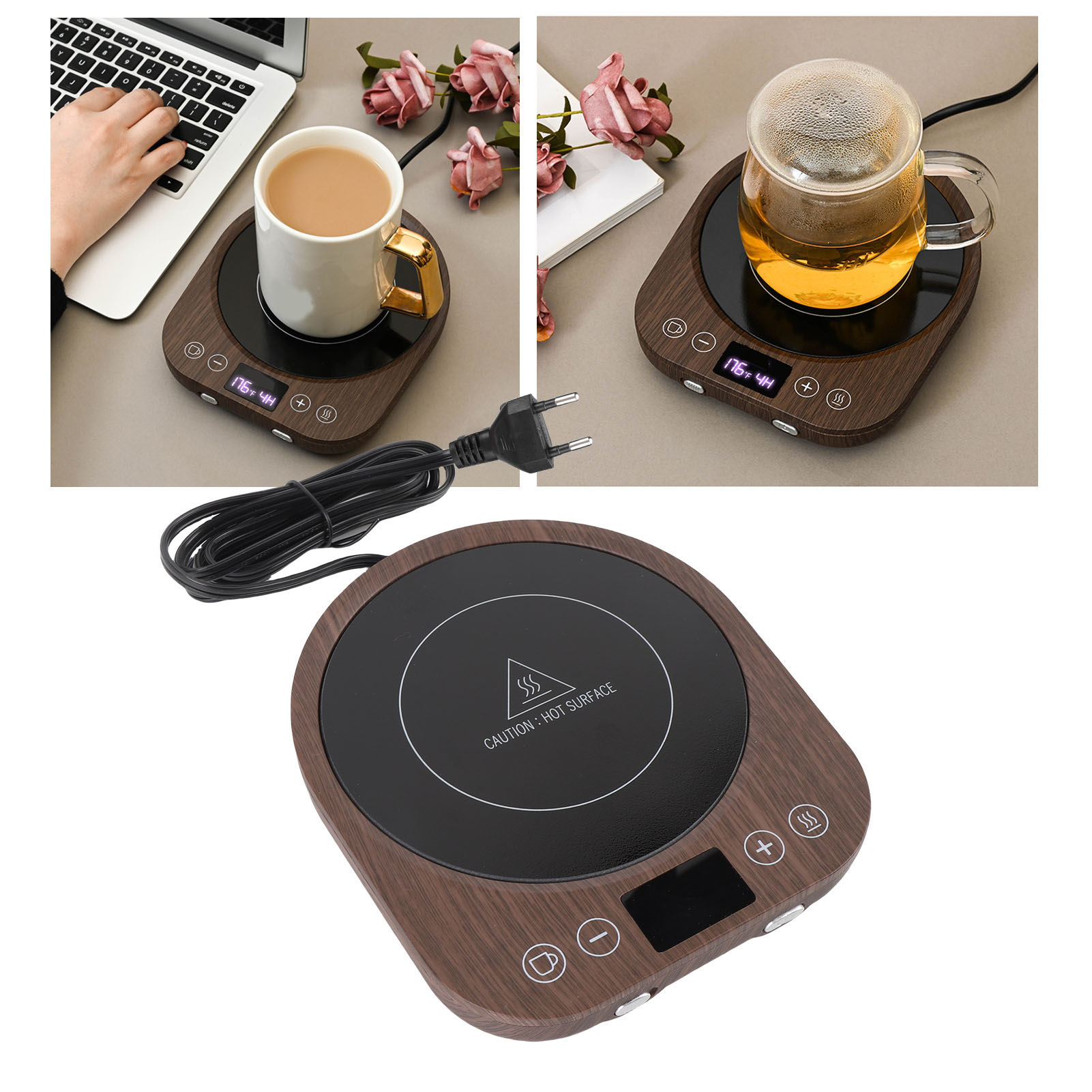 マグウォーマー 36W 急速加熱 3段階温度設定 1-9時間 - Coffee Tea Warmer のレビューと価格