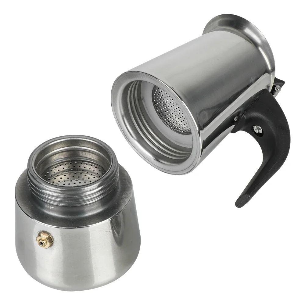 プレミアムステンレス鋼モカコーヒーメーカー 2/4/6 カッ - Moka Pot Stove のレビューと価格
