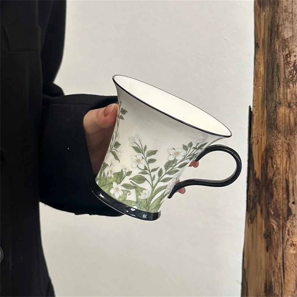 ヴィンテージ油絵ジャスミンコーヒーカップとプレートセットセラ - Coffee Jasmine Tea のレビューと価格