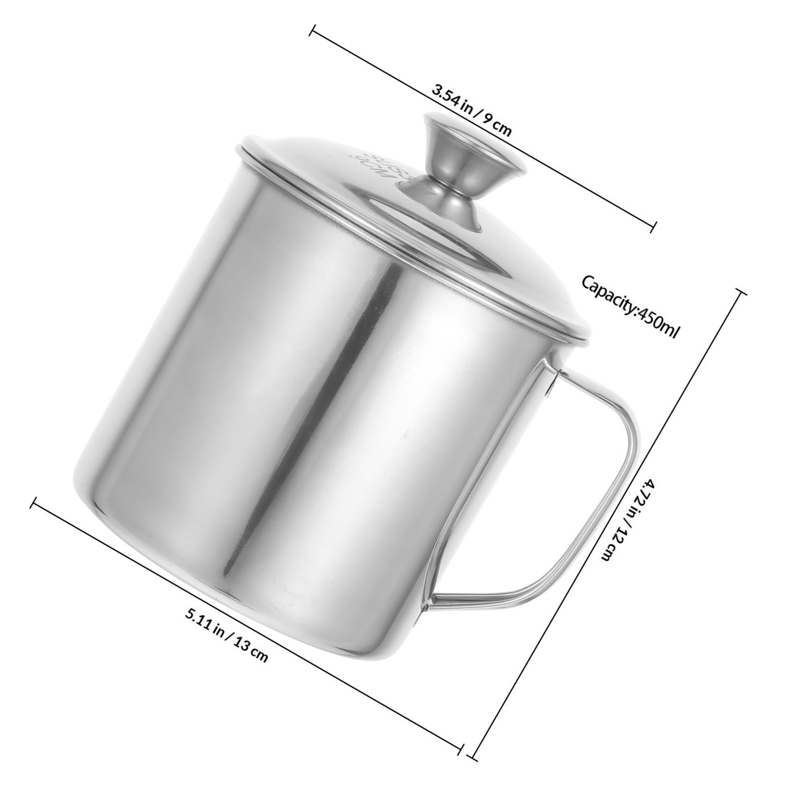 ステンレス製二重構造断熱再利用可能ホットウォーターマグカップ - Water Tea And Coffee のレビューと価格