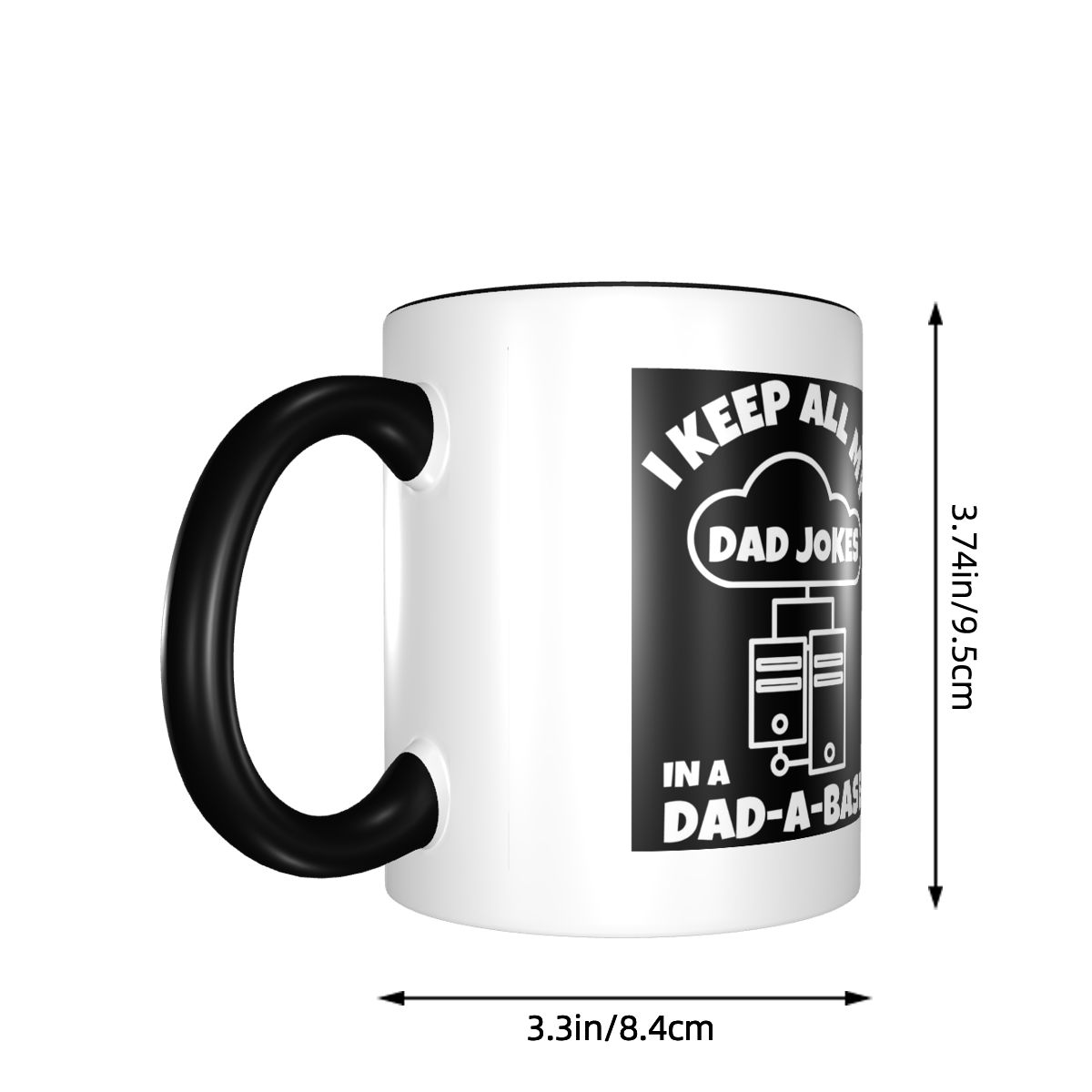 父のジョークをすべて記録したダダベースマグカップ 面白いセラ - Coffee Tea Joke のレビューと価格