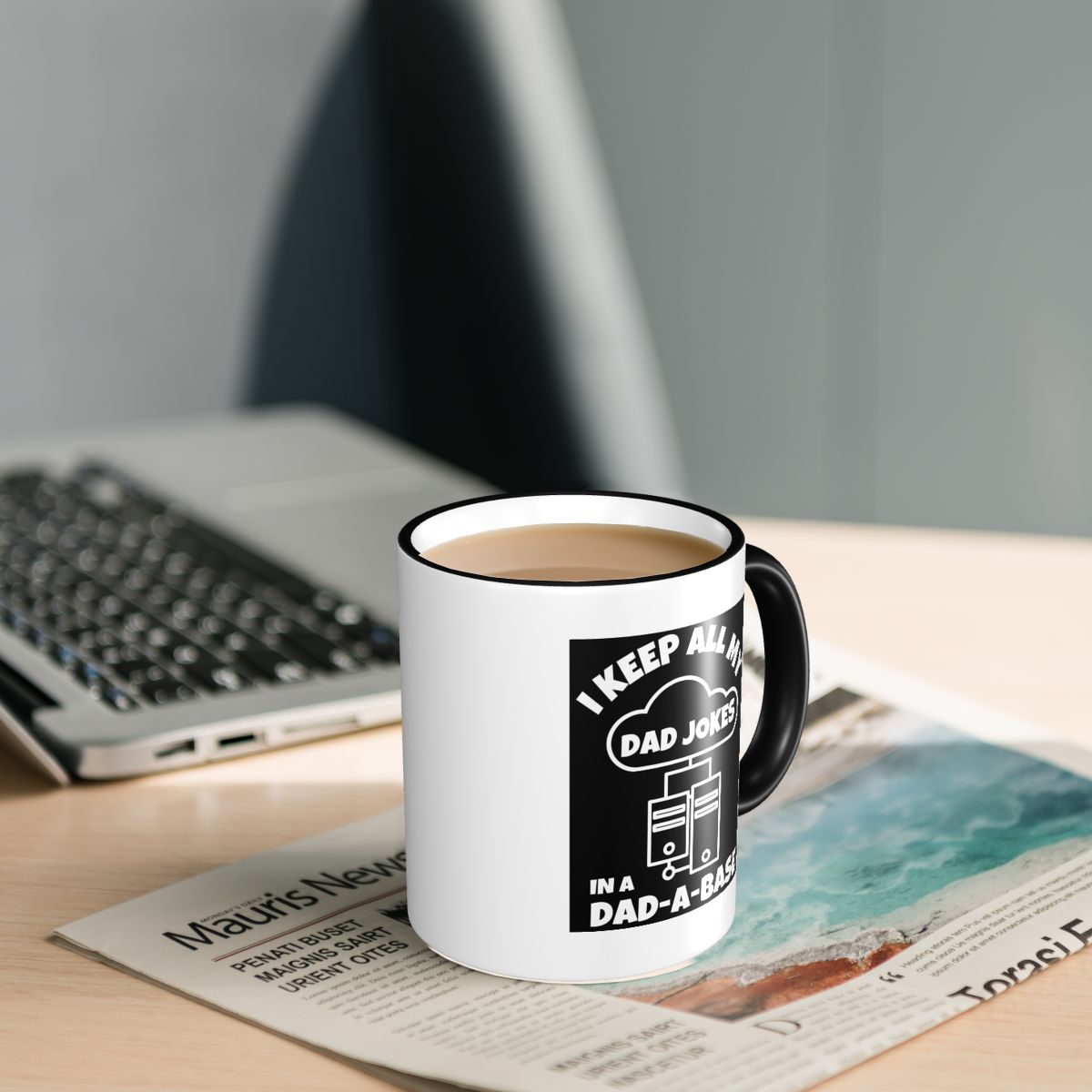 父のジョークをすべて記録したダダベースマグカップ 面白いセラ - Coffee Tea Joke のレビューと価格