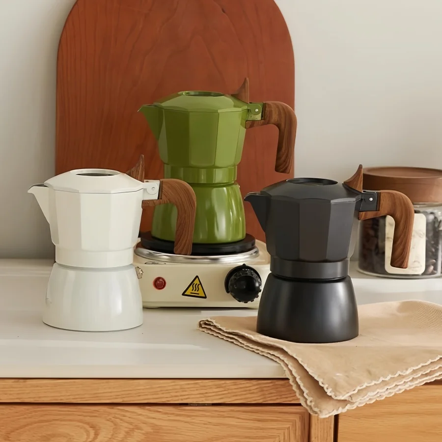 100 ミリリットルダブルバルブコーヒーポットエスプレッソ抽 - Coffee Tea Chocolate のレビューと価格