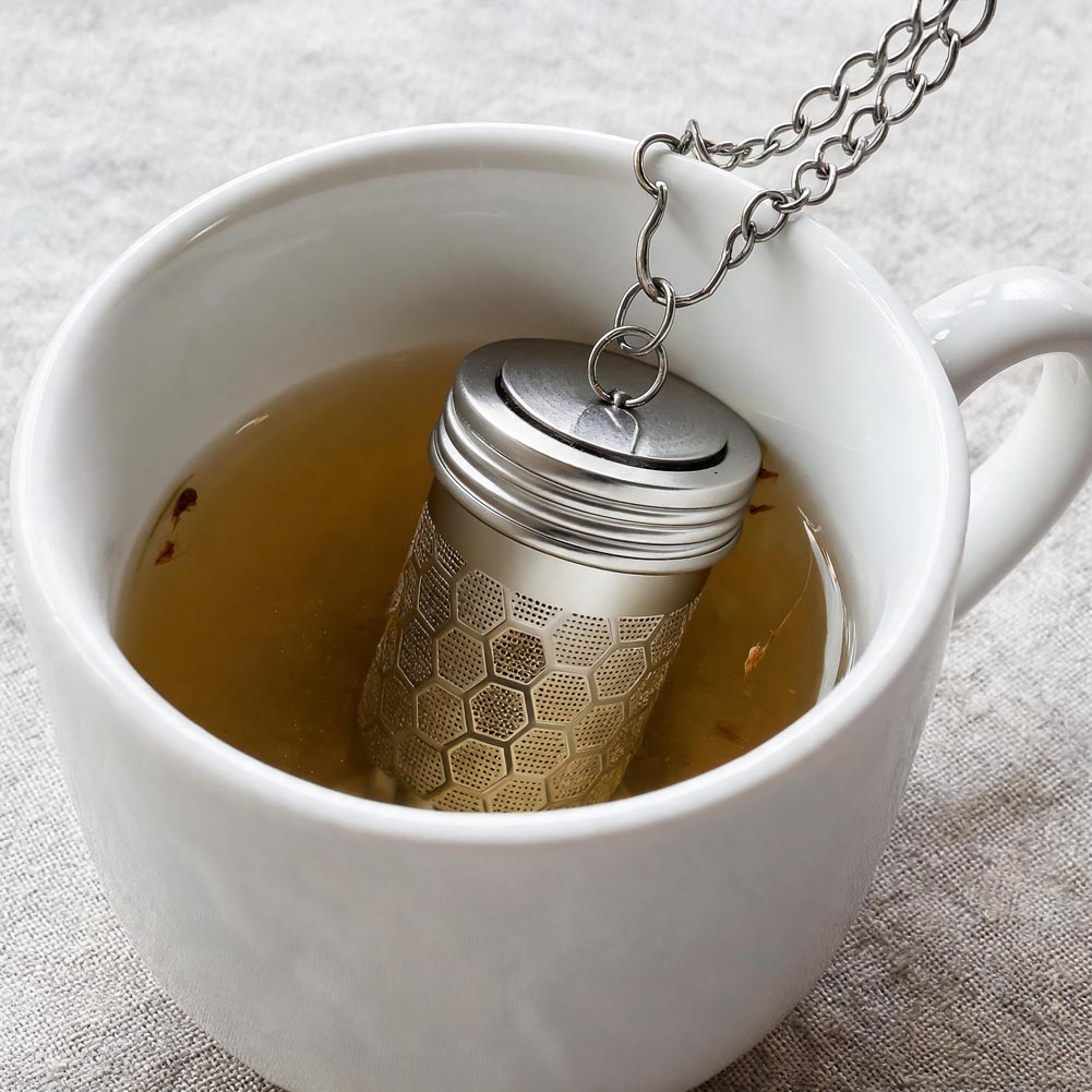1 個茶こし錆び防止ステンレス鋼茶注入器フィルター再利用可能 - Dispenser Coffee And Tea のレビューと価格