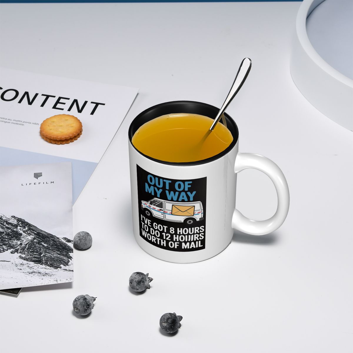 郵便配達員のジョーク、配達トラックのマグカップ、セラミックコ - Coffee Tea Joke のレビューと価格