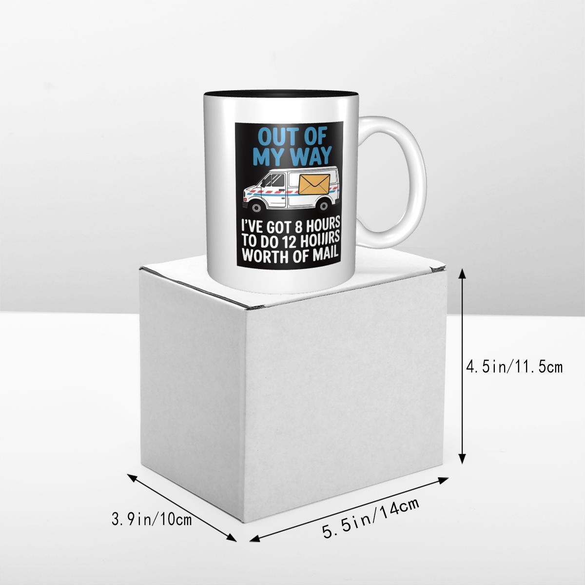 郵便配達員のジョーク、配達トラックのマグカップ、セラミックコ - Coffee Tea Joke のレビューと価格