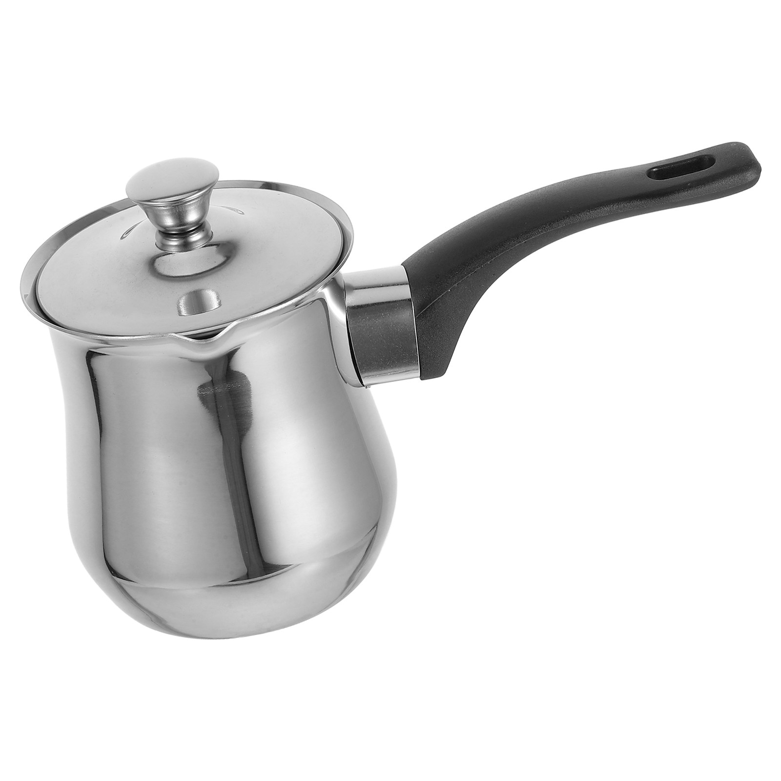 ステンレス鋼トルココーヒーポット 360ml ロングハンドル - Coffee Tea Warmer のレビューと価格