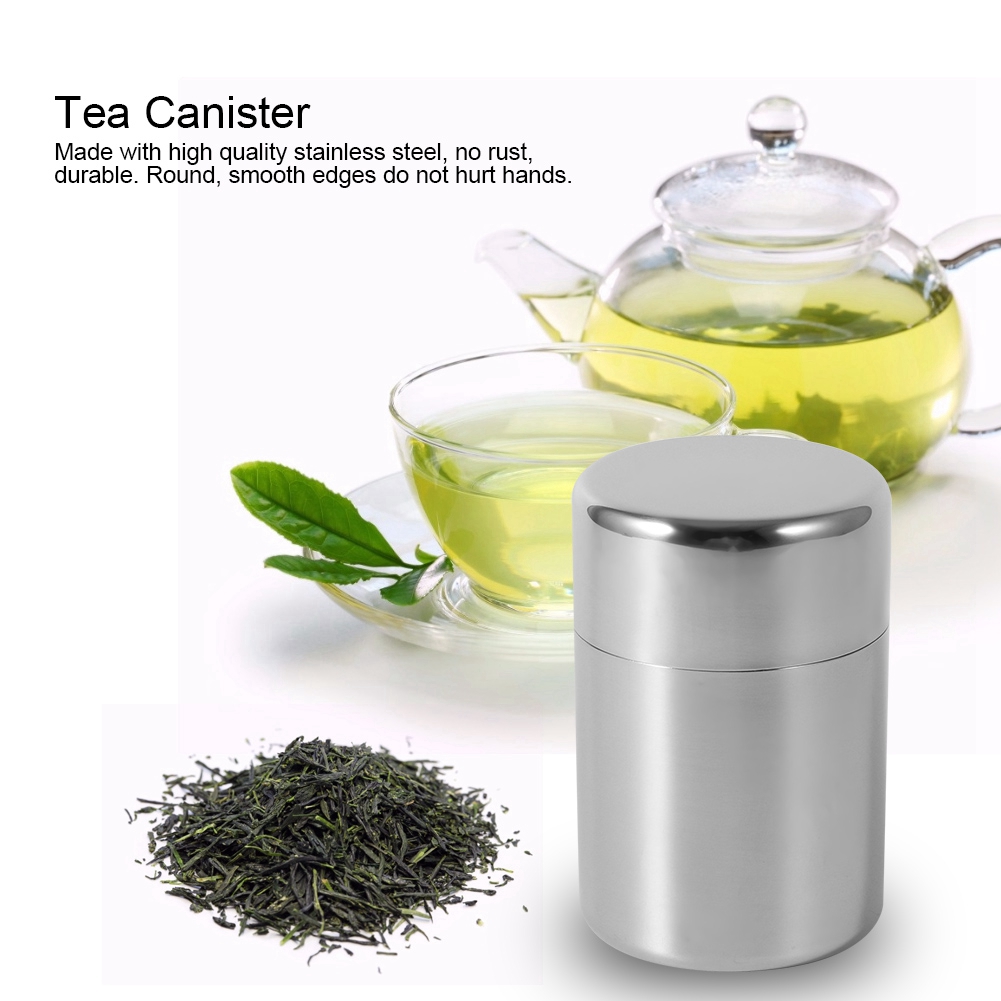 ステンレス製のお茶の葉のキャニスター,野菜や紅茶用の容器,砂 - Coffee Tea Jug のレビューと価格