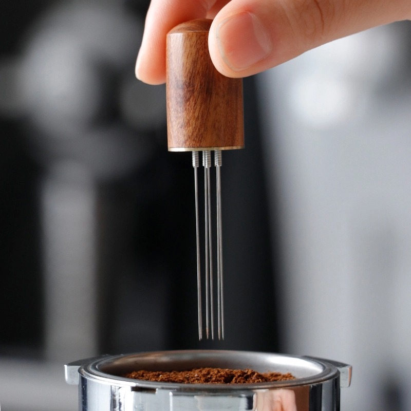ステンレス鋼コーヒータンパーエスプレッソ攪拌機ディストリビュ - Coffee Tamper Leveler のレビューと価格