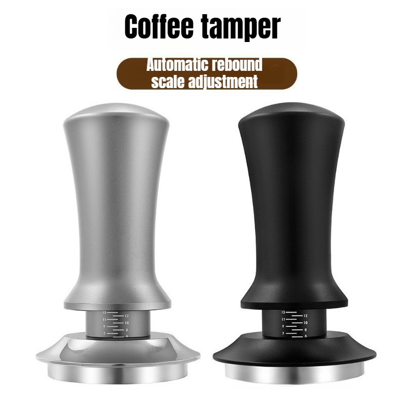 51/53/58mm ブラックコーヒーハンドタンパー ステン - Coffee Tamper Leveler のレビューと価格
