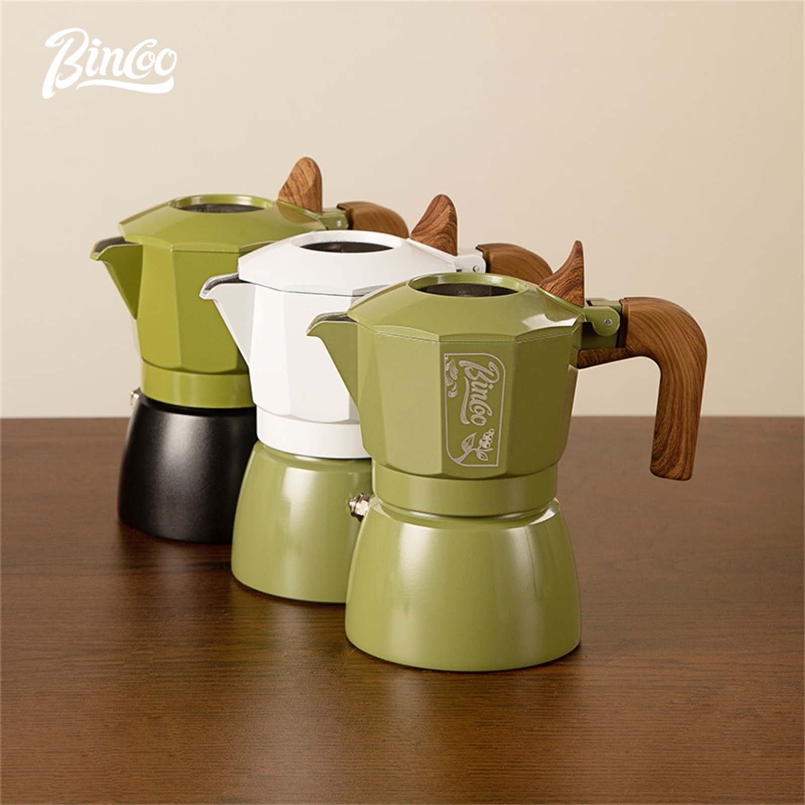 ビンクー プレミアム モカポットセット 6色展開 デュアルバ - Moka Pot Stove のレビューと価格