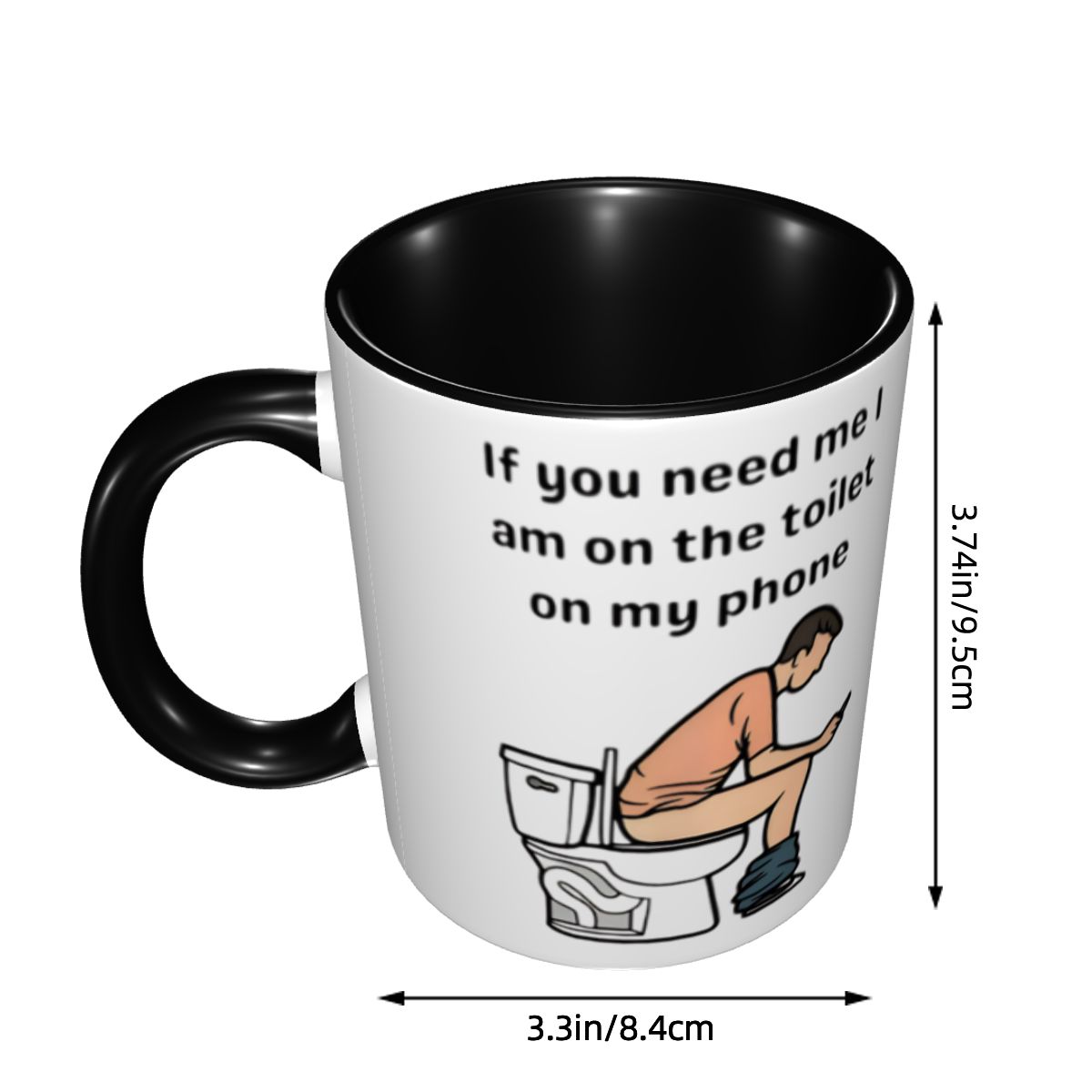 私が必要なときは、私はトイレにいるよ コーヒーマグ DIY  - Coffee Tea You And Me のレビューと価格
