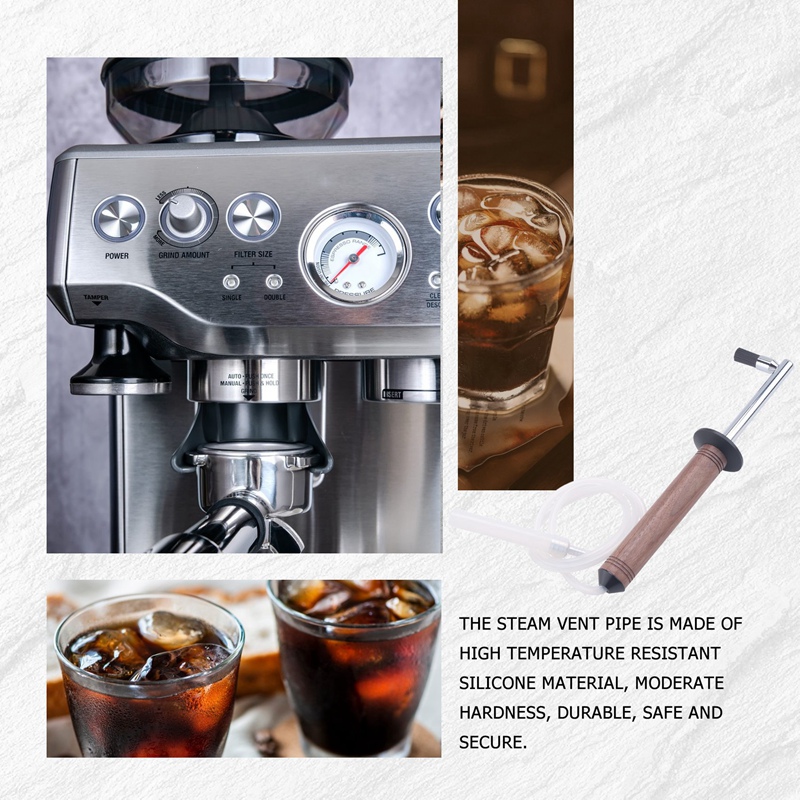 コーヒーマシンスチームクリーニングブラシナイロン火傷防止木製 - Coffee & Tea Haus のレビューと価格