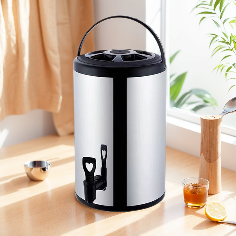 二重層断熱バケツ ステンレス製保温飲料ディスペンサー 6L/ - Dispenser Coffee And Tea のレビューと価格