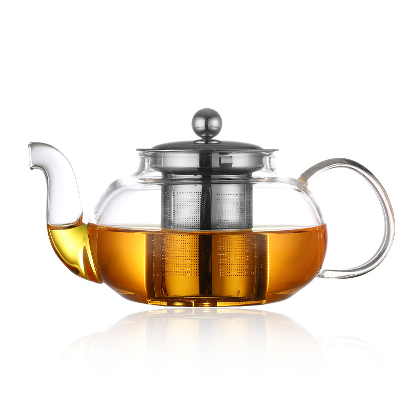 600/800 ミリリットル耐熱ガラスティーポットフラワーテ - Coffee Tea And Sugar Canister Set のレビューと価格