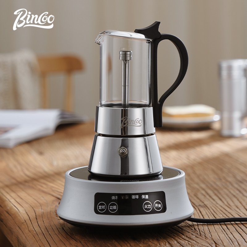 BINCOO デュアルバルブモカポット ステンレス製コーヒー - Moka Pot Stove のレビューと価格