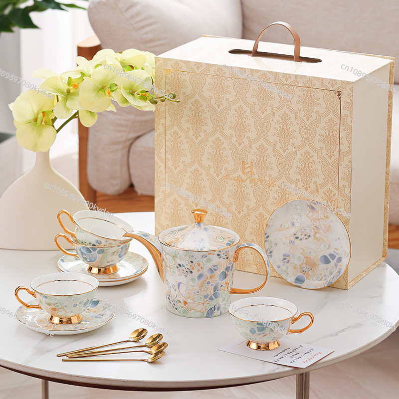 コーヒーカップ セラミックケトル 花柄ティーポット カップ  - Coffee Tea Gift のレビューと価格