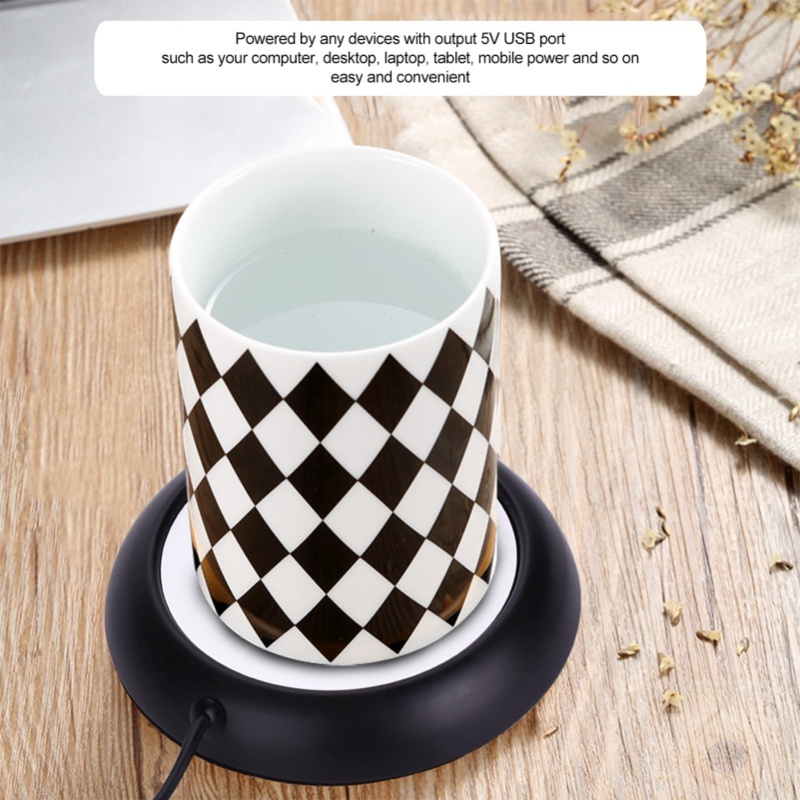 USB木目調カップウォーマー マグマット オフィス用 ティー - Coffee Tea Warmer のレビューと価格