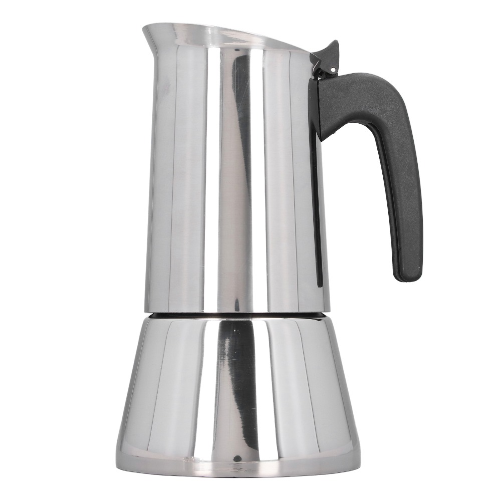 ステンレス製モカポット 大容量 シルバー ストーブトップモカ - Moka Pot Stove のレビューと価格