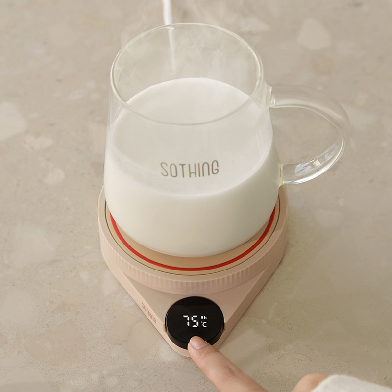 新しいコーヒーマグウォーマーカップヒーターサーモスタット式ウ - Coffee Tea Maker のレビューと価格