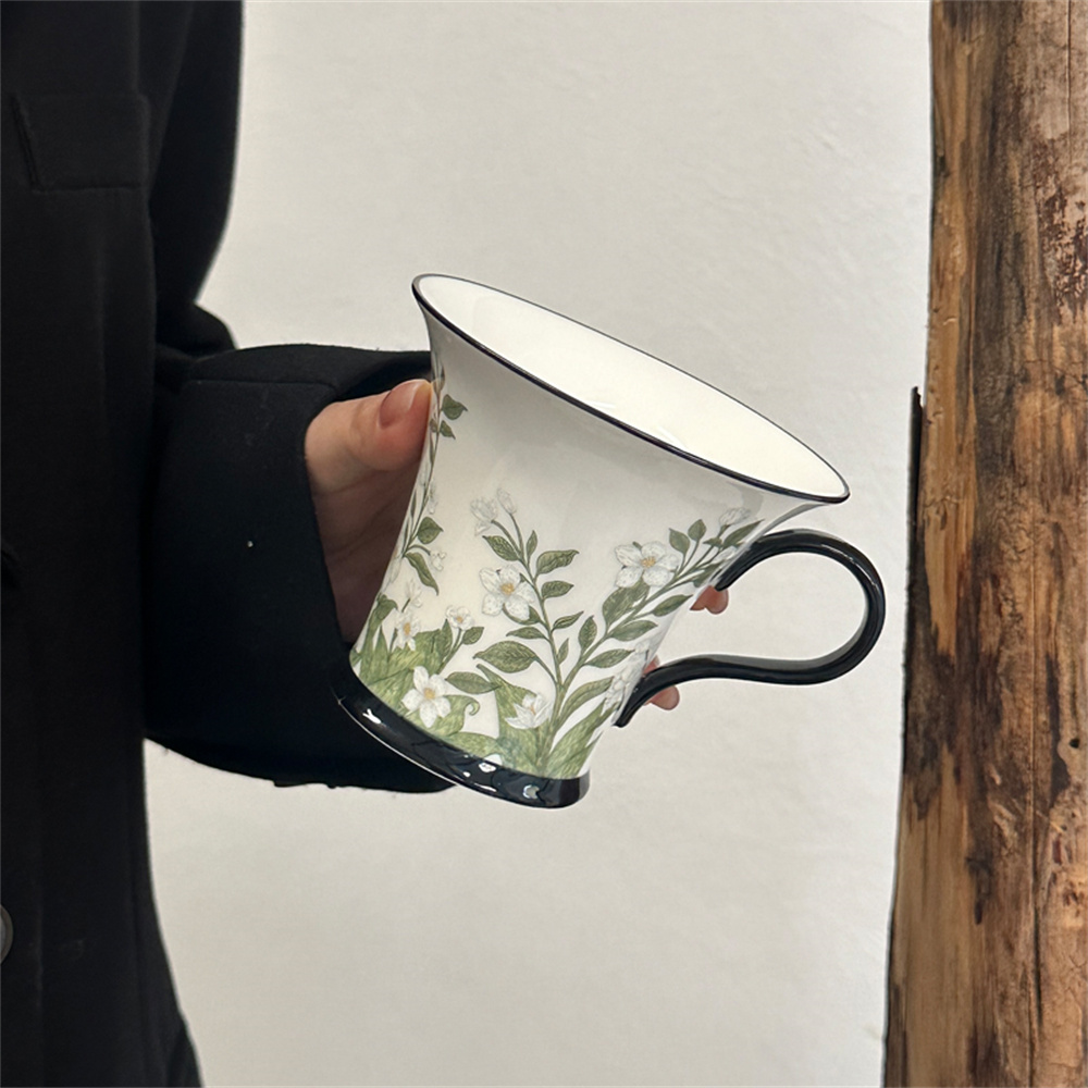 ヴィンテージ油絵ジャスミンコーヒーカップ＆プレートセット セ - Coffee Jasmine Tea のレビューと価格
