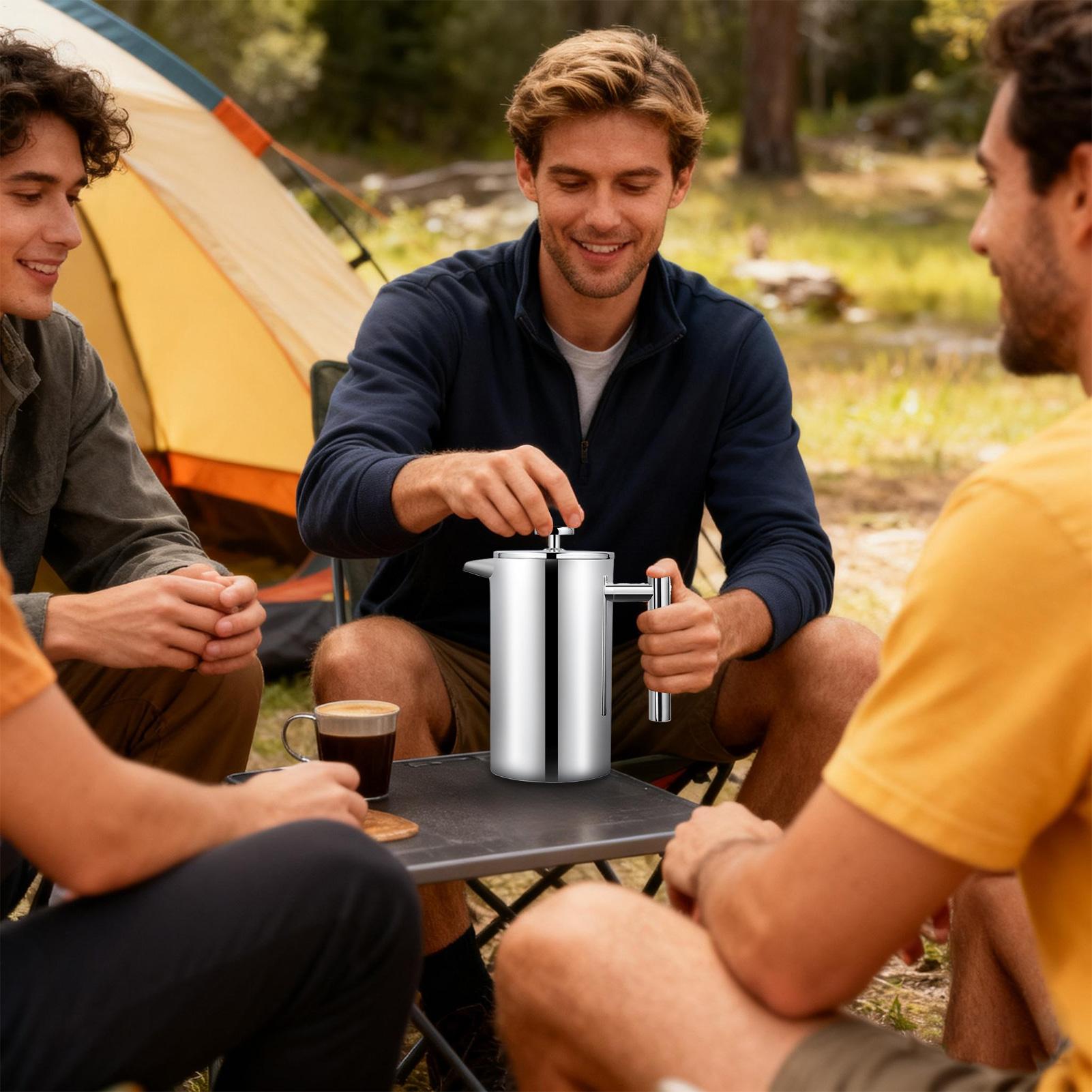 コーヒーメーカー プレスポット 滑り止めグリップ 耐熱性 コ - Coffee Tea Maker のレビューと価格