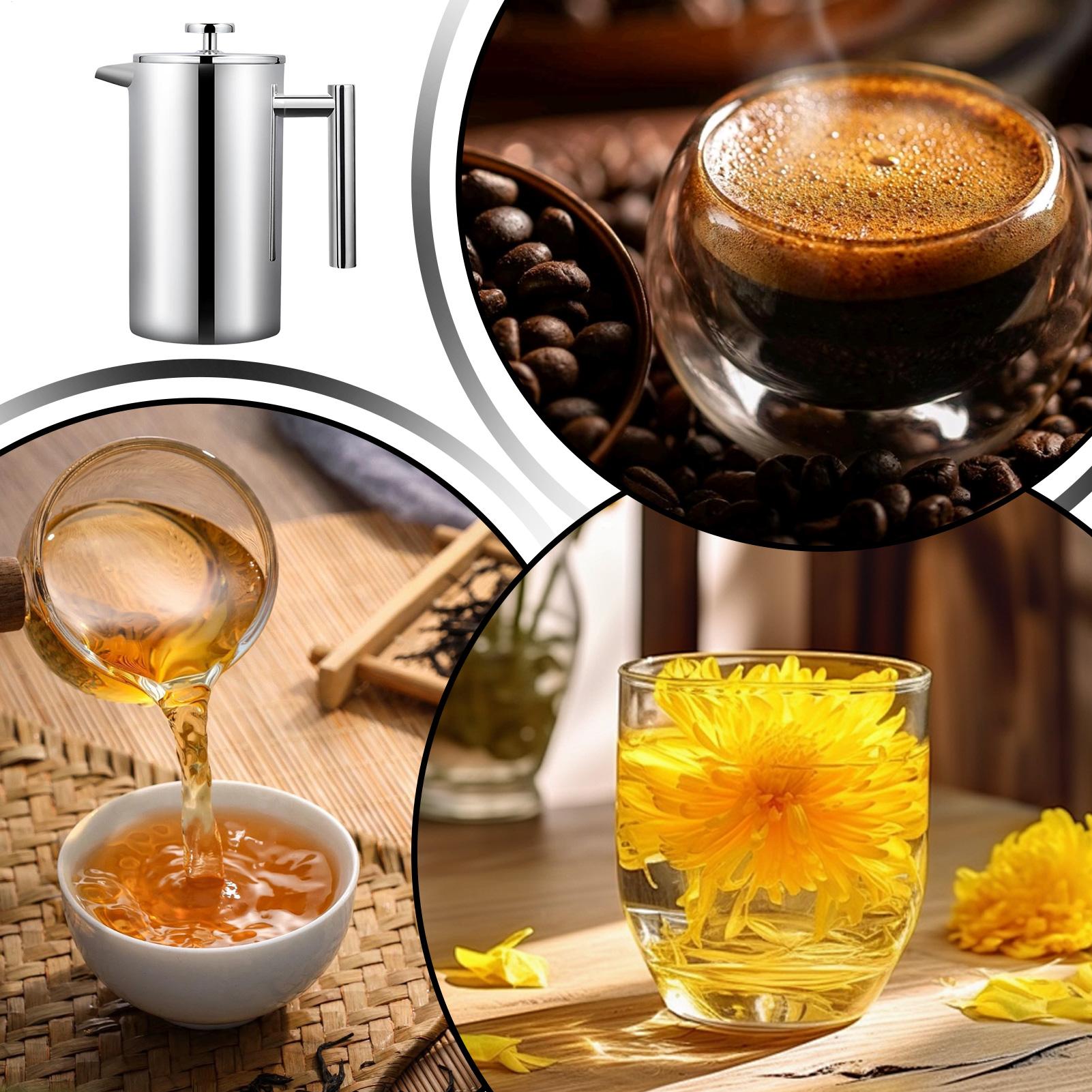 コーヒーメーカー プレスポット 滑り止めグリップ 耐熱性 コ - Coffee Tea Maker のレビューと価格
