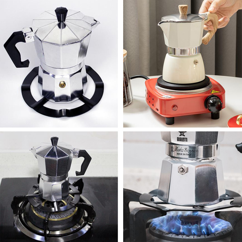 ガスコンロ,鉄製スタンド,モカ鍋,コーヒー用,1個 - Moka Pot Stove のレビューと価格