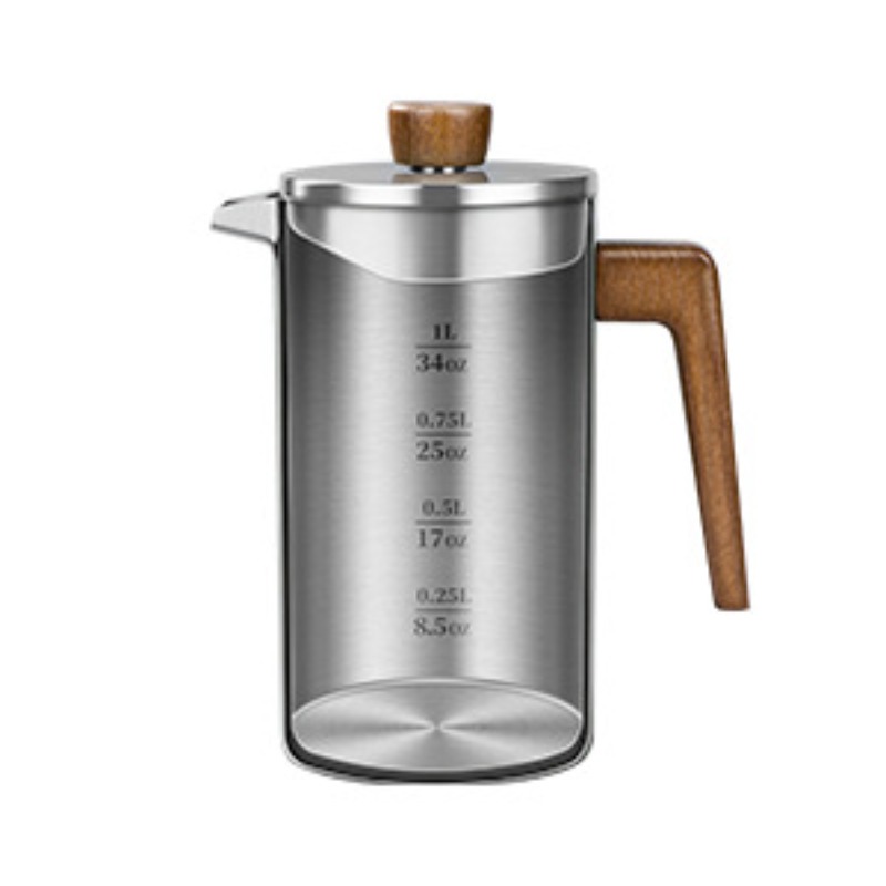 JUSTINLAU 1000ml ステンレス鋼フレンチプレス - Coffee Tea Maker のレビューと価格