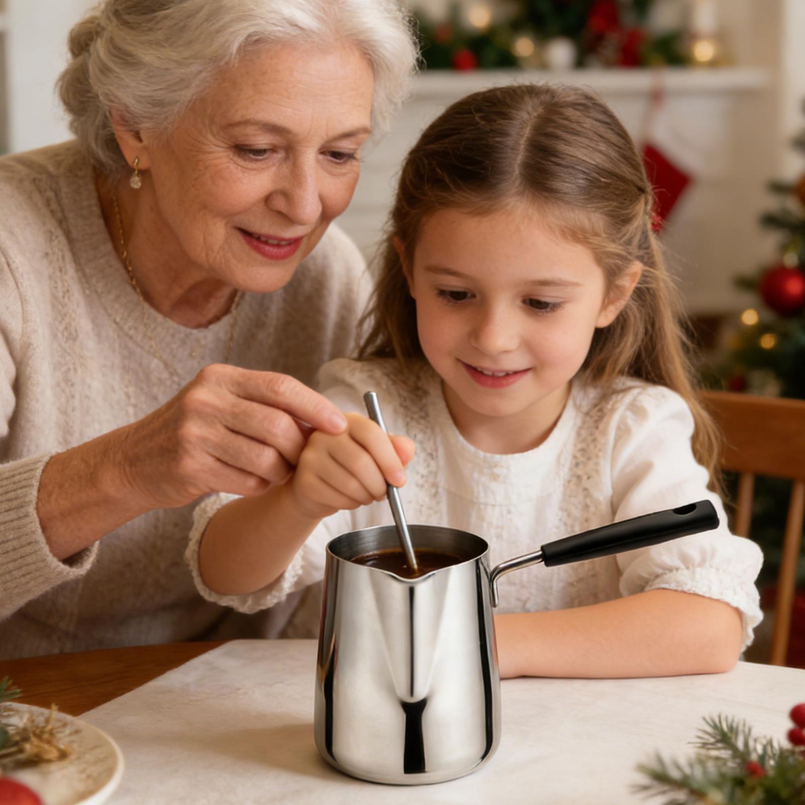 600mlトルコ式コーヒーポット、注ぎ口付き、コーヒーやミル - Coffee Tea Chocolate のレビューと価格