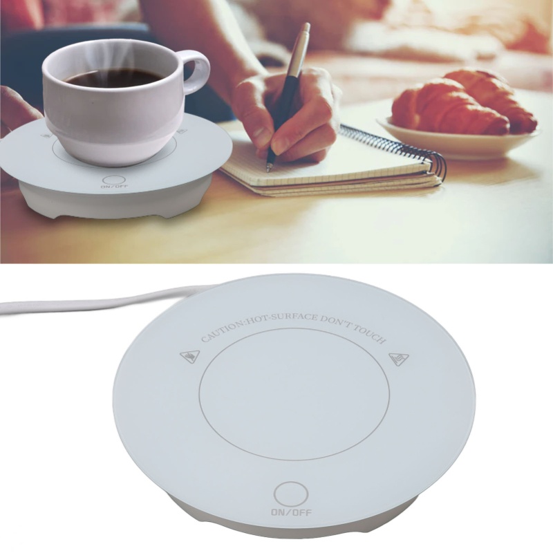 15Wスマート電気マグウォーマー、一定温度、強化ガラス表面、 - Coffee Tea Warmer のレビューと価格