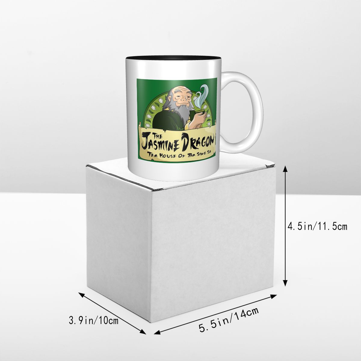 ジャスミンドラゴンティーハウスマグ面白いセラミックコーヒーカ - Coffee Jasmine Tea のレビューと価格
