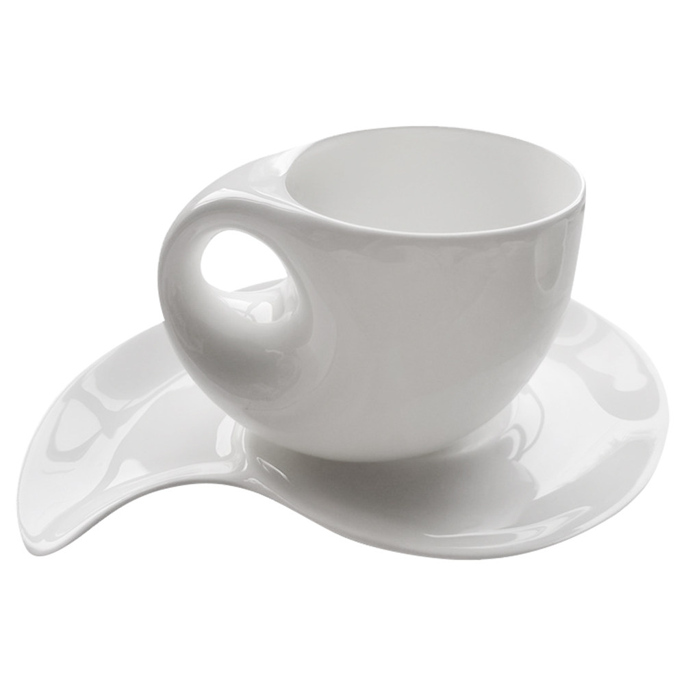 1セットセラミックコーヒーカップ＆ソーサーキット、エレガント - Coffee Tea Gift のレビューと価格