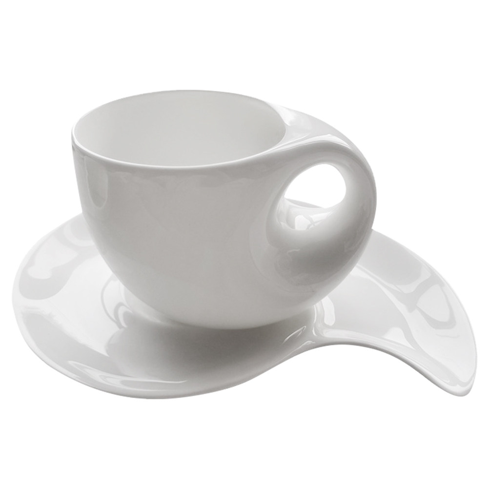 1セットセラミックコーヒーカップ＆ソーサーキット、エレガント - Coffee Tea Gift のレビューと価格